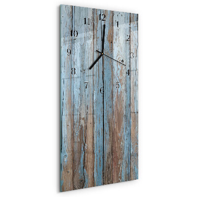 Horloge murale verticale Bois
