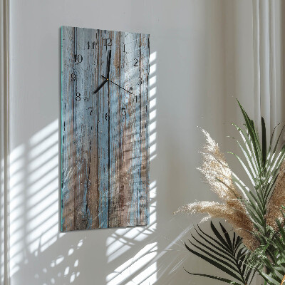 Horloge murale verticale Bois