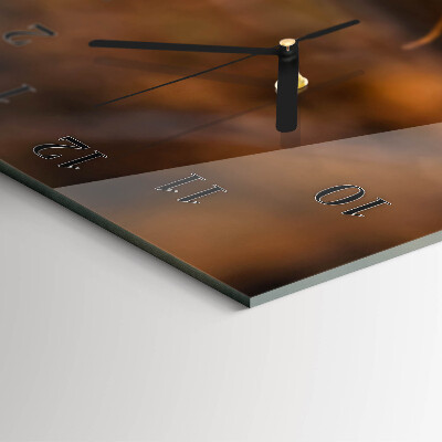 Horloge murale verticale Automne