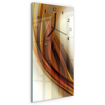 Horloge murale verticale Abstraction