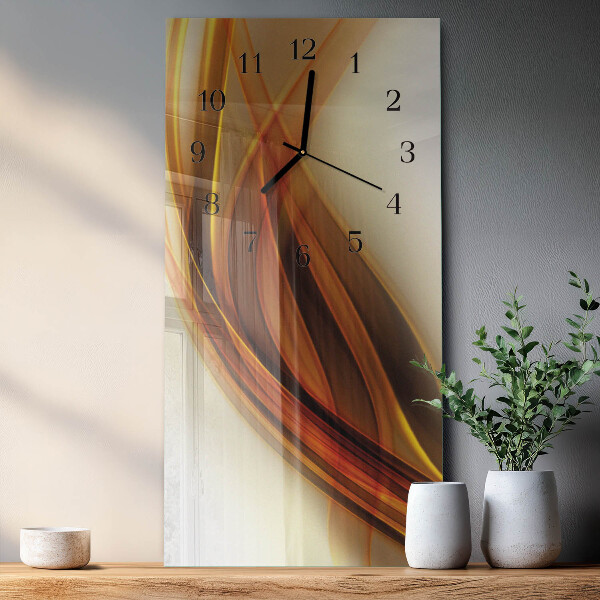 Horloge murale verticale Abstraction