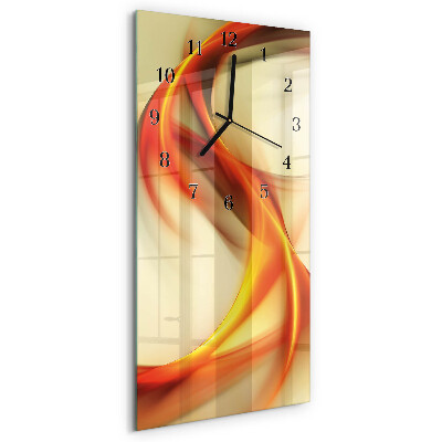 Horloge murale verticale Abstraction