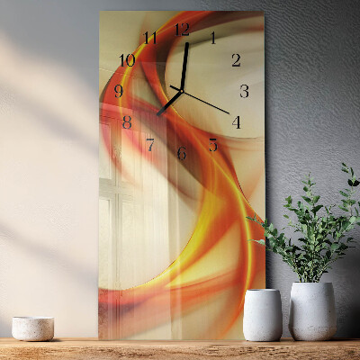 Horloge murale verticale Abstraction