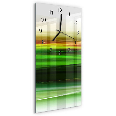 Horloge murale verticale Abstraction
