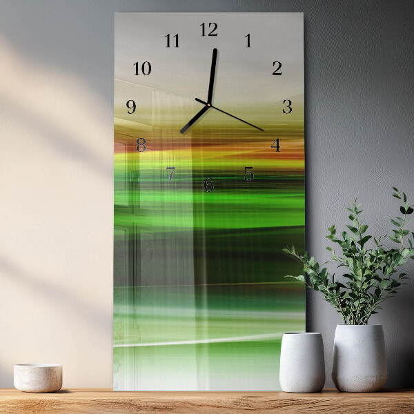 Horloge murale verticale Abstraction