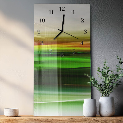 Horloge murale verticale Abstraction