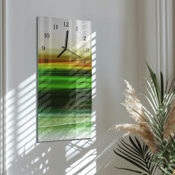 Horloge murale verticale Abstraction