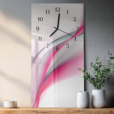 Horloge murale verticale Abstraction