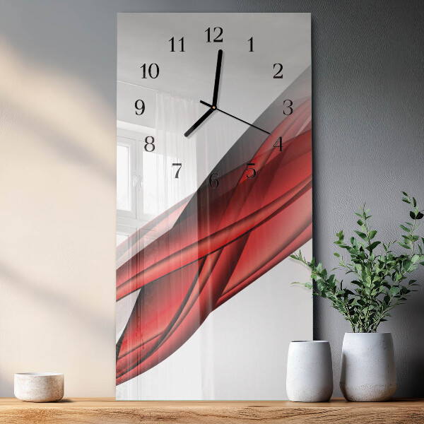 Horloge murale verticale Abstraction
