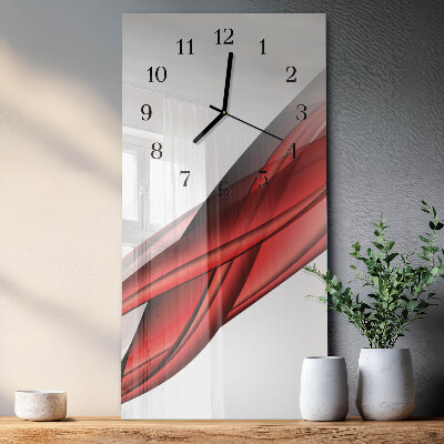 Horloge murale verticale Abstraction