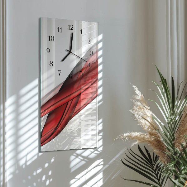 Horloge murale verticale Abstraction