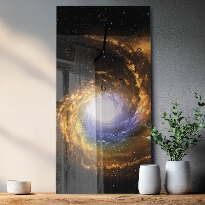 Horloge murale verticale Cosmos