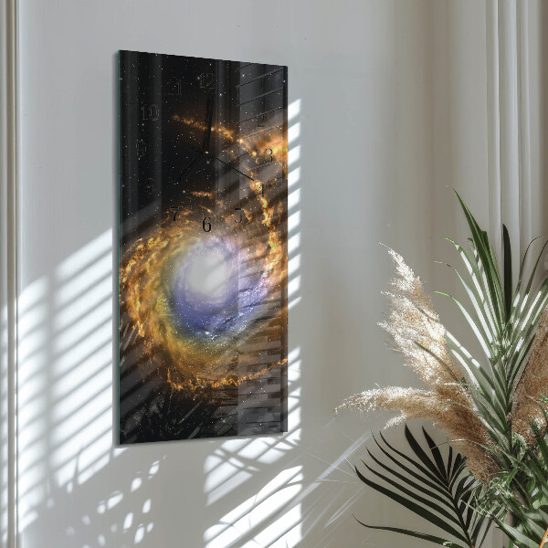 Horloge murale verticale Cosmos