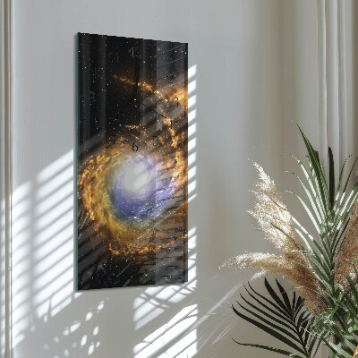 Horloge murale verticale Cosmos