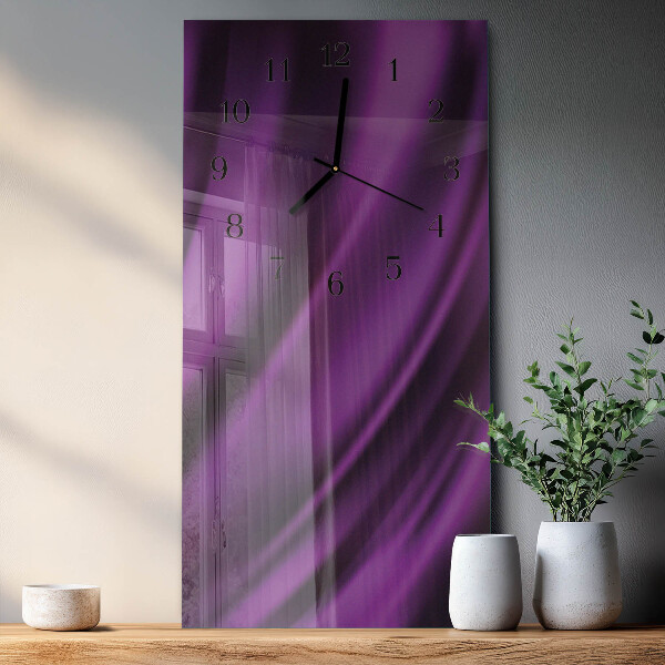 Horloge murale verticale Abstraction