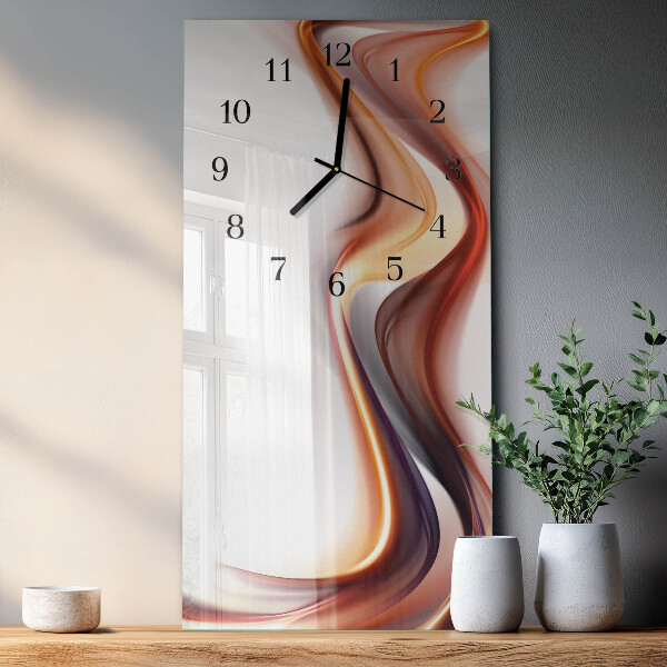 Horloge murale verticale Abstraction