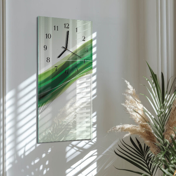 Horloge murale verticale Abstraction