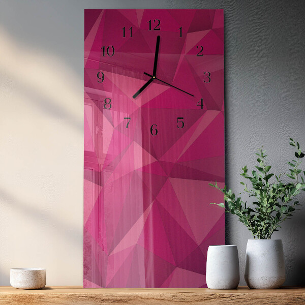 Horloge murale verticale Abstraction