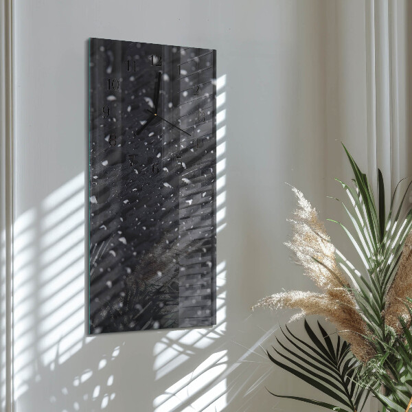 Horloge murale verticale Goutte d'eau