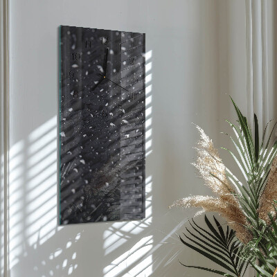 Horloge murale verticale Goutte d'eau