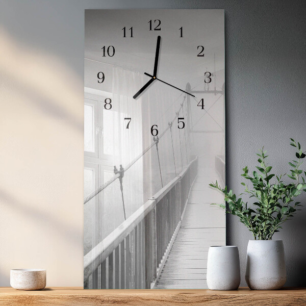Horloge murale verticale Pont