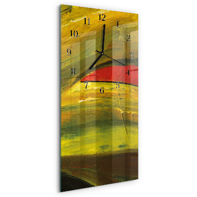 Horloge murale verticale Morceau