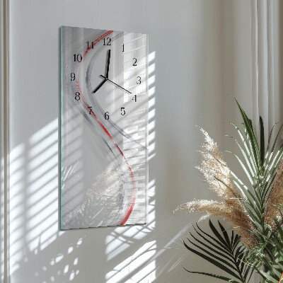 Horloge murale verticale Courbe