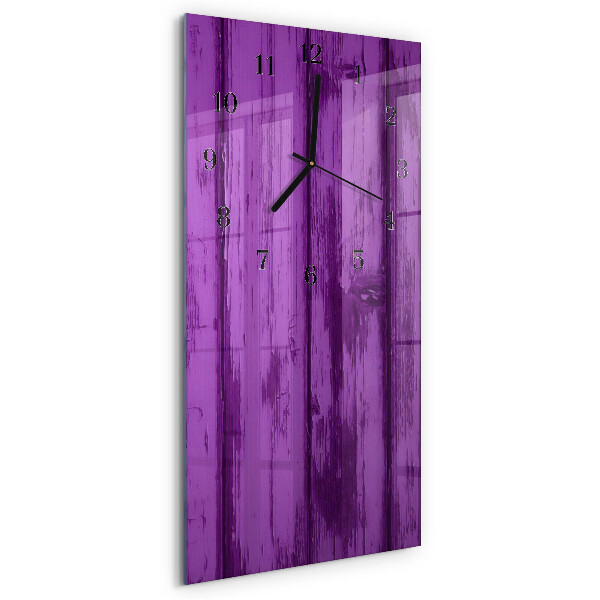 Horloge murale verticale Bois