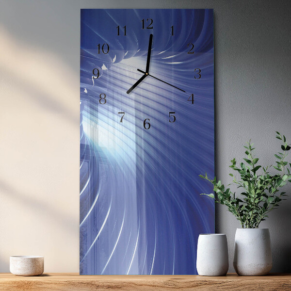 Horloge murale verticale Vortex