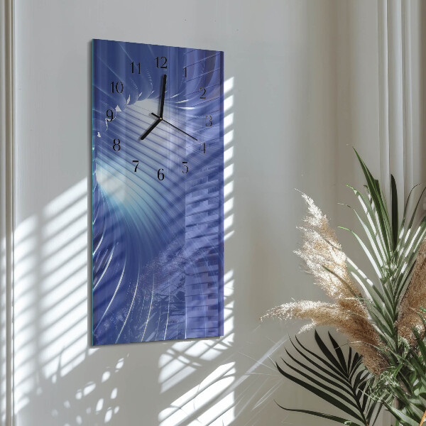 Horloge murale verticale Vortex