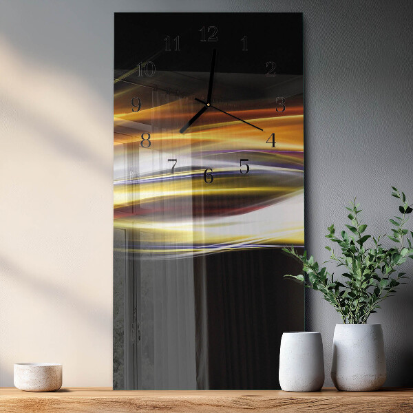 Horloge murale verticale Abstraction