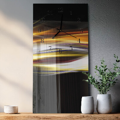 Horloge murale verticale Abstraction