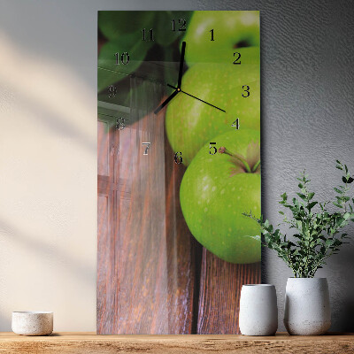 Horloge murale verticale Table Apple