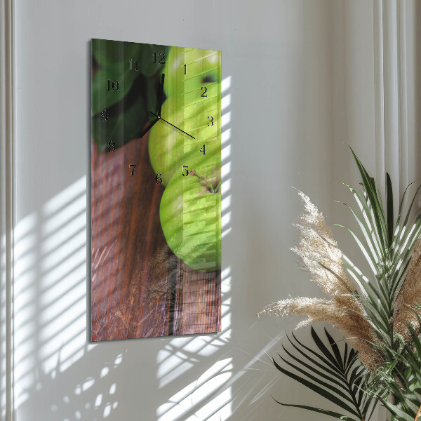 Horloge murale verticale Table Apple