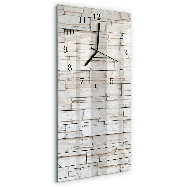 Horloge murale verticale Mâchefer