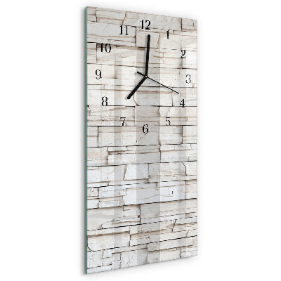 Horloge murale verticale Mâchefer