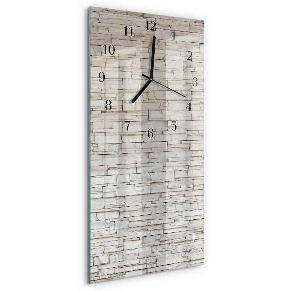 Horloge murale verticale Mâchefer