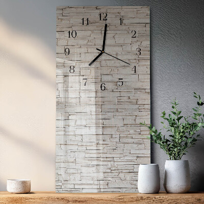 Horloge murale verticale Mâchefer