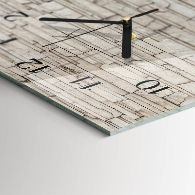 Horloge murale verticale Mâchefer