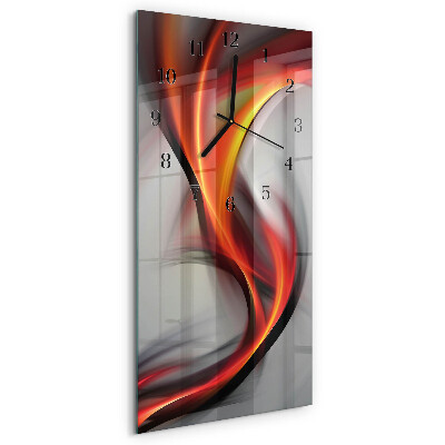 Horloge murale verticale Abstraction