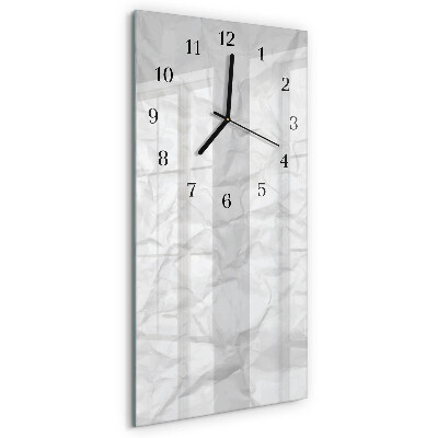 Horloge murale verticale Feuille de papier