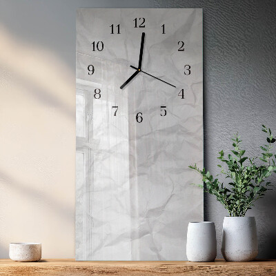 Horloge murale verticale Feuille de papier