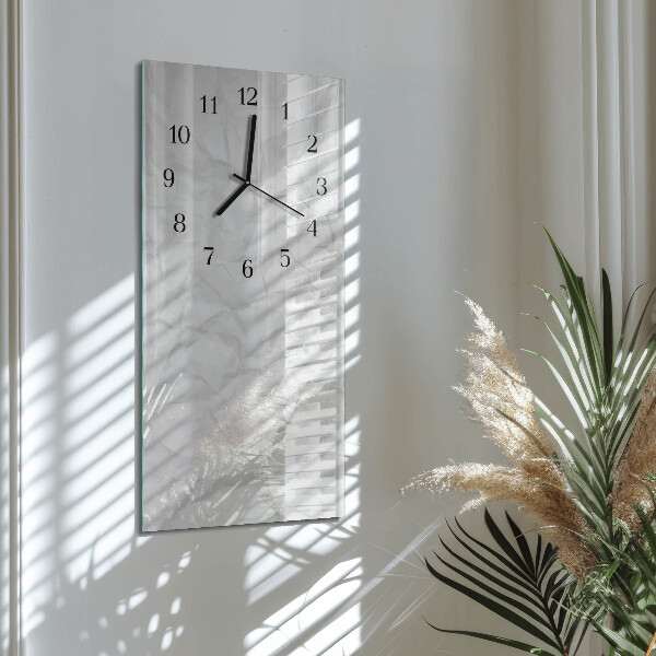 Horloge murale verticale Feuille de papier