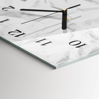 Horloge murale verticale Feuille de papier
