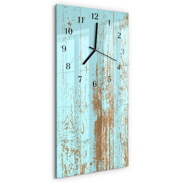 Horloge murale verticale Bois