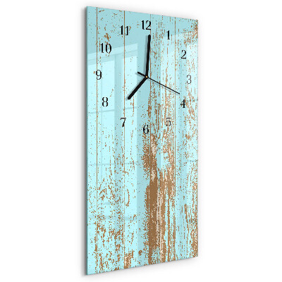 Horloge murale verticale Bois