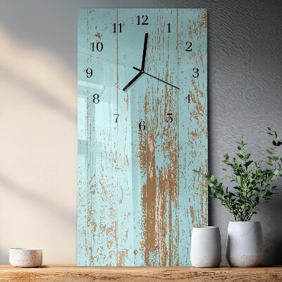 Horloge murale verticale Bois
