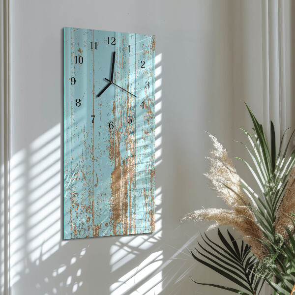Horloge murale verticale Bois