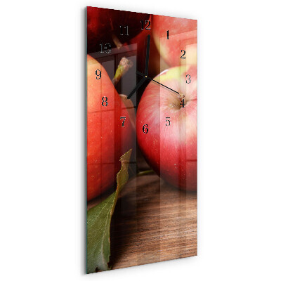 Horloge murale verticale Pomme