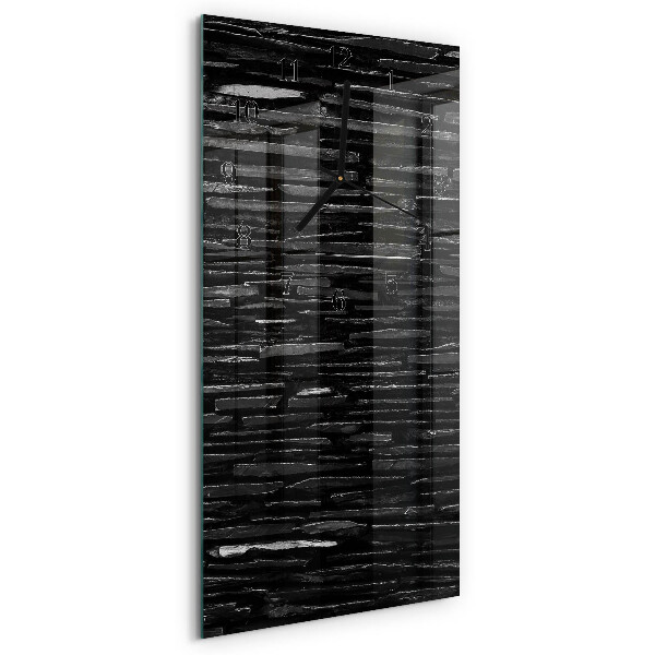 Horloge murale verticale Pierres